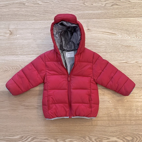 Host Pick: Mayoral 12 month red puffer jacket insulated - Picture 1 of 5